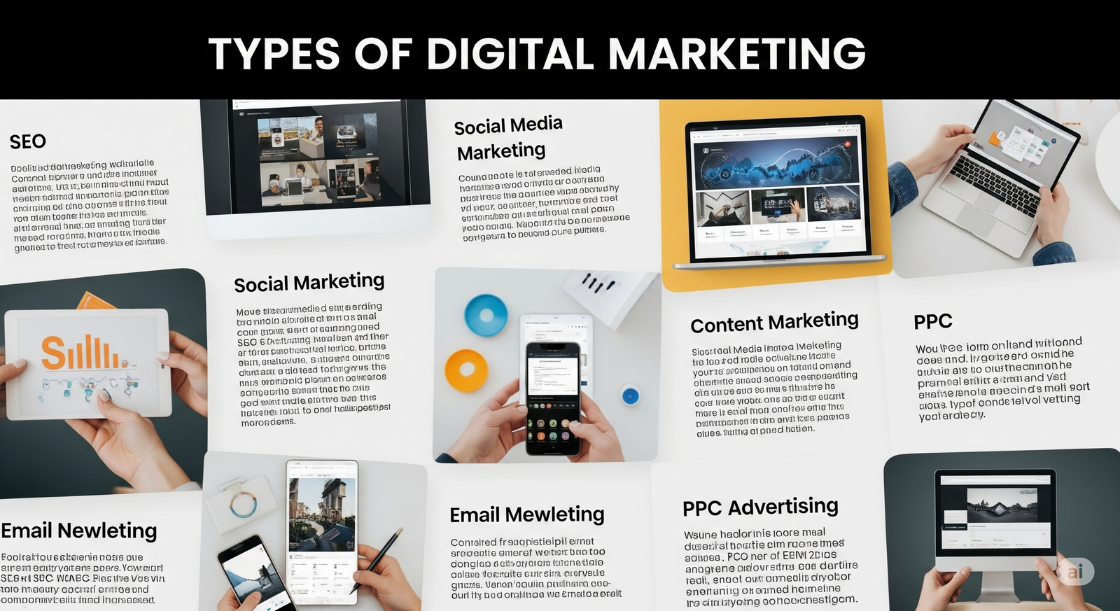 Types of SEO: On-Page, Off-Page, Technical & Local SEO Explained